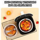 idrop (8 in) 20 PCS Kertas Penggoreng Udara Pakai Buang , Kertas Penggoreng Udara ,Kuali Kerajang Aluminium Penggoreng Udara, Air Fryer Disposable Baking Aluminium Foil Tin Tray Non- Stick Air Fryer Paper Tray Kitchen Accessories (S)