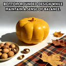 idrop 2 Layer Bekas Kuih Balang Kuih Raya, Pinggan Gula-Gula Lada Manis, Kotak Penyimpanan Biji Tamu ,Multifunctional Pumpkin Fruit snack Storage Bowl Tray Snack Plate