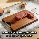 idrop [ 30 X 20 X 2.5CM ] Ebony Wood Cutting Chopping Board / Papan Potong Dapur Kayu / 木菜板 乌檀木菜板