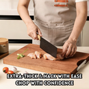 idrop [ 30 X 20 X 2.5CM ] Ebony Wood Cutting Chopping Board / Papan Potong Dapur Kayu / 木菜板 乌檀木菜板