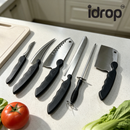 idrop 6 PCS Stainless Steel Kitchen Knife Set Household Cooking Utensil & Fruit Knife Multi Purpose Food Preparation Knives Home, Dormitory & Kitchen Pisau Dapur Keluli Tahan Karat Memasak, Pisau Buah & Penyediaan Makanan Untuk Rumah, Asrama & Dapur (S)