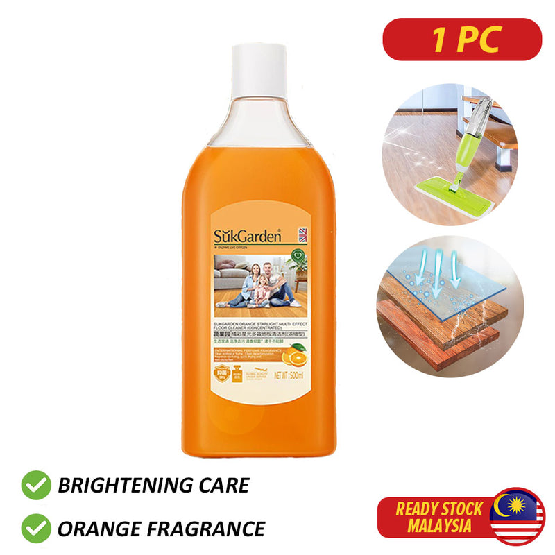 idrop 500G Orange Starlight Multi-effect Floor Cleaner / Pembersih Lantai Berbilang Kesan Cahaya Bintang Jingga 500G / 500G橘彩星光多效地板清洁剂