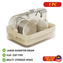 idrop Dish rack with lid / Rak pinggan mangkuk dengan penutup / 碗架带盖