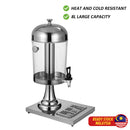 idrop 8L Silver Single Head Juice Cauldron / 8L Kuali Jus Kepala Tunggal Perak / 8L银色单头果汁鼎