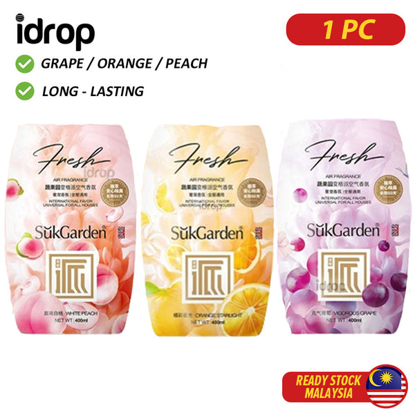 idrop 400ML Fruit and Vegetable Garden Style Air Fragrance / 400ML Pewangi Udara Gaya Taman Buah dan Sayur / 400ML蔬果园变格派空气香氛