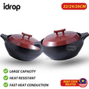 idrop 22CM/24CM/26CM Korean Dry-Roasted Deep Pot /  22CM/ 24CM/26CM Periuk Dalam Panggang Kering Korea / 22CM/24CM/26CM 韩式干烧深锅