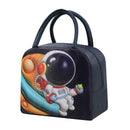 idrop Hand Carry Insulated Lunch Box Bag / Beg Simpan Bekas Makanan / 手拎保温饭盒袋3D图案