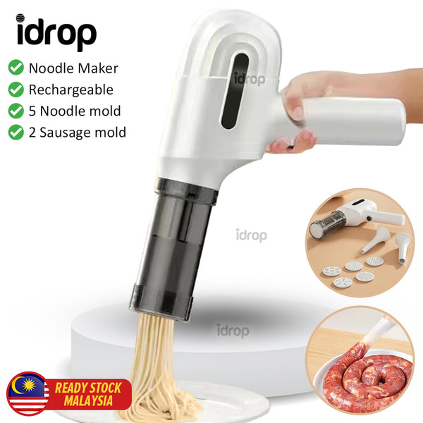 idrop Rechargeable Handheld Noodle Machine 40W / Alat Mesin Buat Mi / 充电式手持面条机40W