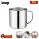 idrop [ 7CM ] Multipurpose Stainless Steel Mug Cup For Multipurpose Usage / Cawan Minum Keluli Tahan Karat Pelbagai Guna / 多用途不锈钢马克杯多用途