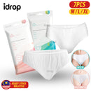 idrop  7PCS [ Men's & Women's ] Disposable Underpants Non Woven Fabric Travel Underwear [ M~XL Size ] / Seluar Dalam Laki-laki dan Wanita Pakai Buang / 旅游一次性内裤 桑拿免洗独立装底裤 男女旅行无纺布三角短裤批发