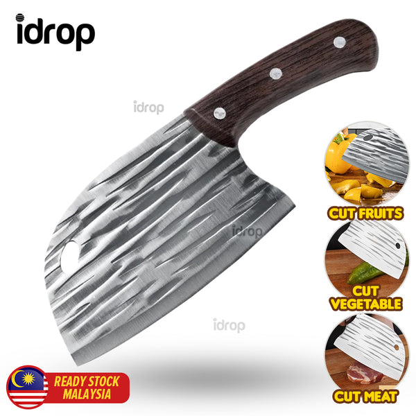idrop Kitchen Forged Chef Slicing Knife / Pisau Cef Pemotong / 新款家用菜刀鱼头刀厨房刀具切菜切肉刀