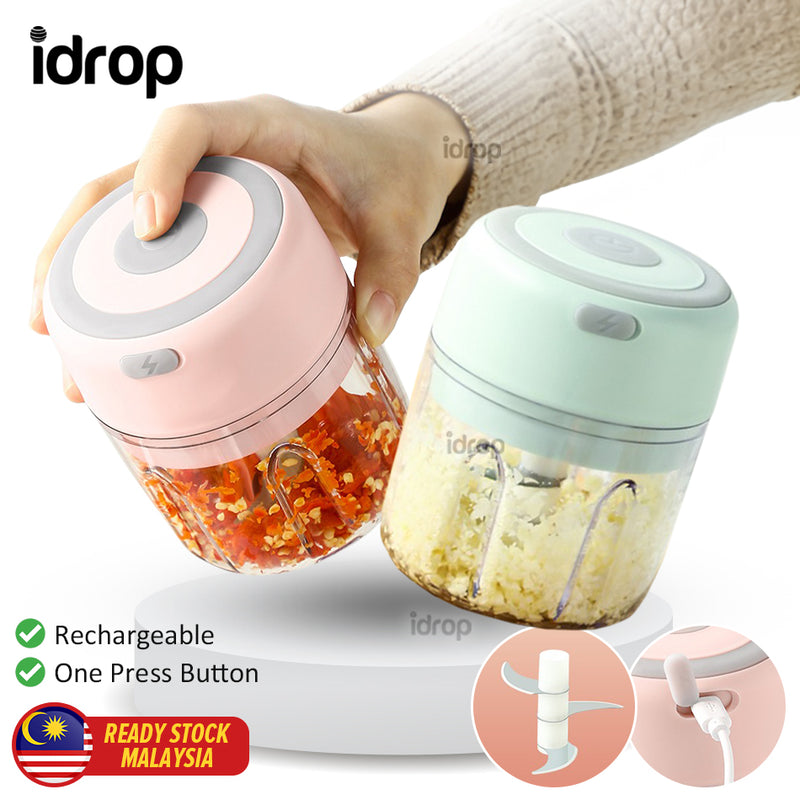 idrop 250ml Mini Wireless Electric Grinder Cutter / 250ml Mesin Pengisar Elektrik Mini / 250ml 迷你无线电动研磨切割机