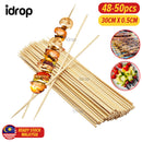 idrop [ 48-50pcs ] Long Thick Bamboo Food Skewer 30CM x 0.5CM / Lidi Buluh Makanan / 30CM长5MM粗竹签(48-50支)