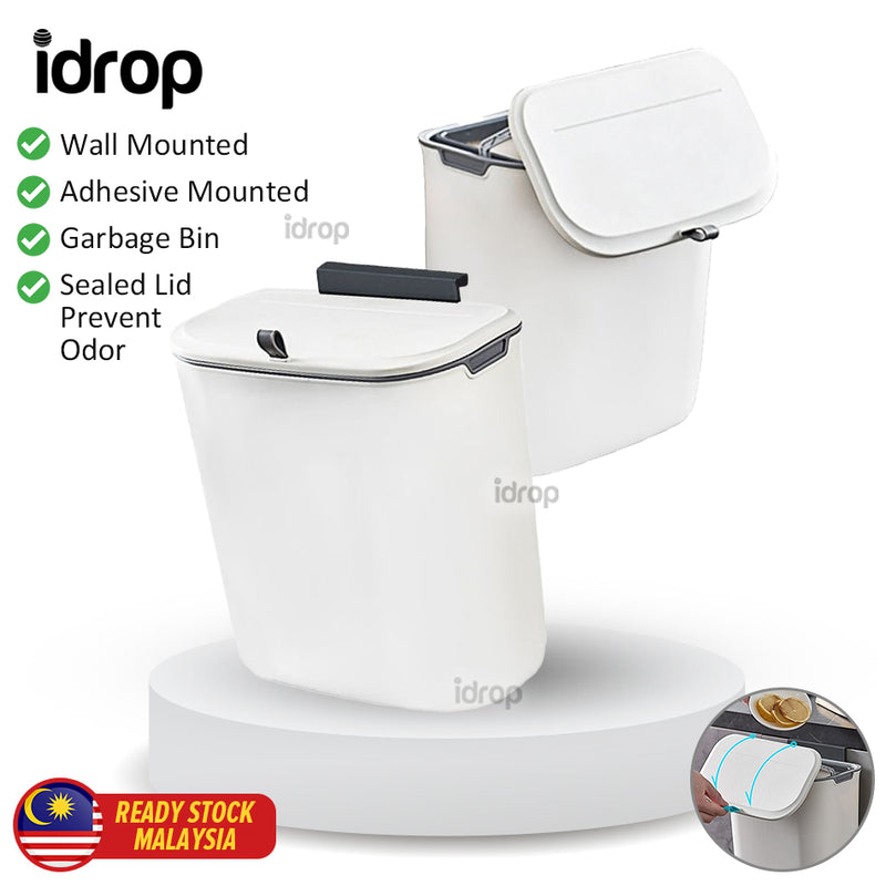 idrop Kitchen Cabinet Hanging Garbage Bin / Tong Sampah Gantung / 厨柜悬挂式垃圾桶