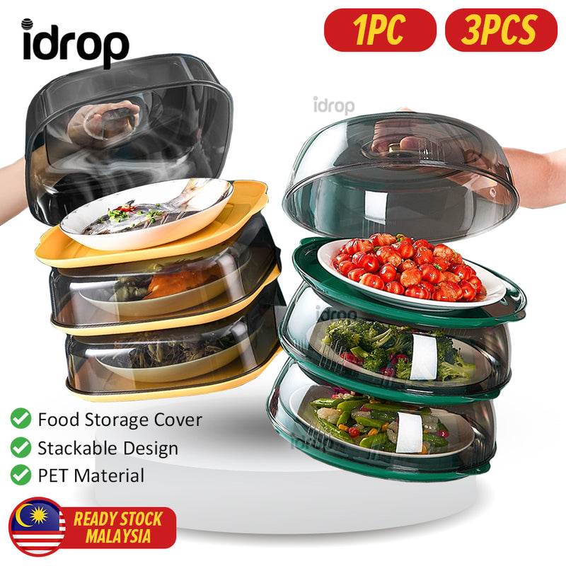 idrop PET Preservation Food Dish Cover Storage / Tempat Penyimpanan Makanan / PET保温菜罩(一盘一罩)(塑料)