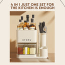 idrop Plastic Condiment Storage Box / Kotak penyimpanan perasa plastik / 塑料调味X品收纳盒