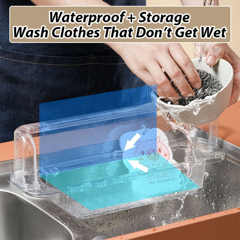 idrop Telescopic Drain Storage Rack With Water Retaining Strip Set / Rak Penyimpanan Longkang Teleskopik Dengan Set Jalur Penahan Air / 伸缩沥水收纳架带挡水条套装