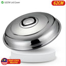 idrop [ 48cm ~ 62CM ] Stainless Steel Lid Cover / Penutup Keluli Tahan Karat / 48cm ~ 62CM不锈钢盖
