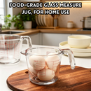 idrop 1 PCS 500ML Heat Resistant Glass Measuring Cup Food Grade Jug with Scale Microwave Safe Baking Milk Pitcher Egg Mixing Cawan Penyukat Kaca 500ML 1PCS Tahan Haba Gred Makanan Dengan Skala Untuk Ketuhar Gelombang Mikro Membancuh Susu dan Memukul Telur