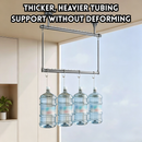 idrop 1 PCS – Double Layer Hanging Clothes Rack Extendable Laundry Rod Blanket Drying Hanger Balcony Hanging Pole Home Use Rak Jemuran Baju Gantung Dua Tingkat Dengan Batang Boleh Dipanjangkan Rak Jemur Selimut Penyangkut Balkoni Untuk Kegunaan Rumah