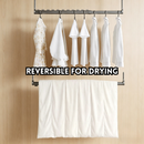idrop 1 PCS – Double Layer Hanging Clothes Rack Extendable Laundry Rod Blanket Drying Hanger Balcony Hanging Pole Home Use Rak Jemuran Baju Gantung Dua Tingkat Dengan Batang Boleh Dipanjangkan Rak Jemur Selimut Penyangkut Balkoni Untuk Kegunaan Rumah