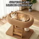 idrop 1 PCS All In One Cat Scratching Post & Cat Bed Space Saving Sisal Scratcher Cat Tree Four Season Pet Bed Durable Cat Toy Tiang Cakar Kucing & Katil Kucing 1PCS Rekaan Jimat Ruang Dengan Tali Sisal Tahan Lasak Mainan Anti Bulu Gugur Untuk Semua Musim