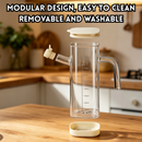 idrop 3 PCS 700ML Glass Oil Dispenser Bottle Food Grade Non Stick Large Capacity Thick Borosilicate Storage Container Kitchen Use Botol Minyak Kaca 700ML 3PCS Gred Makanan Tidak Melekit Kapasiti Besar Kaca Borosilikat Tebal Bekas Simpan dan Tuang Minyak