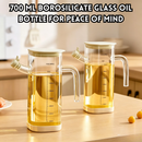 idrop 3 PCS 700ML Glass Oil Dispenser Bottle Food Grade Non Stick Large Capacity Thick Borosilicate Storage Container Kitchen Use Botol Minyak Kaca 700ML 3PCS Gred Makanan Tidak Melekit Kapasiti Besar Kaca Borosilikat Tebal Bekas Simpan dan Tuang Minyak