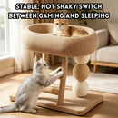 idrop 1 PCS All In One Cat Scratching Post & Cat Bed Space Saving Sisal Scratcher Cat Tree Four Season Pet Bed Durable Cat Toy Tiang Cakar Kucing & Katil Kucing 1PCS Rekaan Jimat Ruang Dengan Tali Sisal Tahan Lasak Mainan Anti Bulu Gugur Untuk Semua Musim