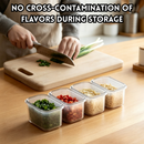 idrop 2 PCS Onion Ginger Garlic Storage Container Food Grade Airtight Refrigerator Prep Box Drainable Food Storage Kitchen Organizer Bekas Simpan Bawang Halia dan Bawang Putih 2PCS Gred Makanan Untuk Peti Sejuk Persediaan Dapur Dengan Fungsi Penapis Air