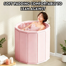 idrop 1 PCS  65*70CM Foldable Adult Bathtub Portable Full Body Soaking Tub for Adults & Kids Includes 5 Disposable Bath Bags Collapsible Bath Tub Set Tab Mandi Lipat Untuk Dewasa & Kanak-Kanak Termasuk 5 Beg Mandi Sekali Guna Tab Mudah Alih Rumah