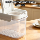 idrop 2 PCS Onion Ginger Garlic Storage Container Food Grade Airtight Refrigerator Prep Box Drainable Food Storage Kitchen Organizer Bekas Simpan Bawang Halia dan Bawang Putih 2PCS Gred Makanan Untuk Peti Sejuk Persediaan Dapur Dengan Fungsi Penapis Air
