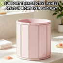idrop 1 PCS  65*70CM Foldable Adult Bathtub Portable Full Body Soaking Tub for Adults & Kids Includes 5 Disposable Bath Bags Collapsible Bath Tub Set Tab Mandi Lipat Untuk Dewasa & Kanak-Kanak Termasuk 5 Beg Mandi Sekali Guna Tab Mudah Alih Rumah