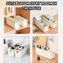 idrop 4 PCS – 34CM Desktop Storage Box with Lid Narrow Long Organizer Snack Container Rectangular Gap Storage Box Household Organizer Kotak Penyimpanan Meja 34CM Dengan Penutup Bekas Snek Organiser Panjang Sempit Kotak Penyimpanan Segi Empat Untuk Rumah