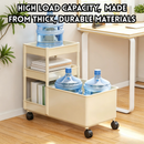 idrop 1 PCS – 3 Tier Under Desk Backpack Storage Rack Office Rolling Cart Mobile Storage Shelf Student Desk Organizer Bookshelf File Unit Rak Penyimpanan Beg Bawah Meja 3 Tingkat Troli Pejabat Mudah Alih Rak Buku Untuk Pelajar Unit Simpanan Bergerak