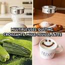 idrop 3 PCS – 304 Stainless Steel Powder Sifter Flour Sieve Baking Mesh Strainer Sugar Powder Shaker Cocoa Powder Filter Tool Penapis Serbuk Keluli Tahan Karat 304 Penapis Tepung Jaring Ayak Gula Serbuk Alat Baking Untuk Menapis Serbuk Koko dan Tepung
