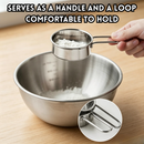 idrop 3 PCS – 304 Stainless Steel Powder Sifter Flour Sieve Baking Mesh Strainer Sugar Powder Shaker Cocoa Powder Filter Tool Penapis Serbuk Keluli Tahan Karat 304 Penapis Tepung Jaring Ayak Gula Serbuk Alat Baking Untuk Menapis Serbuk Koko dan Tepung
