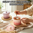 idrop 3 PCS 14CM Small Ceramic Casserole Pot with Lid Clay Steamer Double Layer Steaming for Pear Stewing Bird’s Nest Cooking Serving Periuk Seramik Kecil 14CM 3PCS Dengan Penutup Periuk Sup Tanah Liat Untuk Kukus Dua Tingkat Masak Pir & Sarang Burung