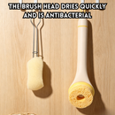 idrop 1 SET Kitchen Cleaning Brush Long Handle Dish Wash Oil Grease Brush with 3 Replacement Brush Heads Household Scrub Pembersih Dapur 1SET Berus Basuh Pinggan Bertangkai Panjang Penanggal Minyak dan Kotoran Dengan 3 Kepala Gantian Untuk Kegunaan Rumah