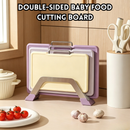 idrop 3 PCS All Purpose Cutting Board Storage Set Baby Food Preparation Set Fruit Non Slip Chopping Board Kitchen Organizer Papan Pemotong Serbaguna 3PCS Set Papan Potong Penyediaan Makanan Bayi Papan Potong Buah Anti Gelincir Dengan Penyimpanan Dapur