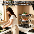 idrop 1 PCS – 25CM Foldable Kitchen Prep Storage Rack Multi Layer Ingredient Tray Organizer Hotpot Food Holder Countertop Rak Penyimpanan Penyediaan Dapur 25CM Boleh Lipat Rak Berlapis Pelbagai Fungsi Untuk Susun Bahan Masakan Dulang Hotpot dan Meja Dapur