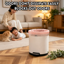 idrop 8 ROLL 160 PCS Drawstring Garbage Bags Reinforced Thickened Trash Bags Handheld Waste Bags Kitchen Office Household Use Beg Sampah Bertali 8 Gulung 160PCS Beg Sampah Tebal Diperkukuh Dengan Pemegang Mudah Alih Untuk Dapur Pejabat dan Kegunaan Rumah