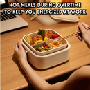 idrop 1 PCS – Electric Heated Lunch Box Plug In Food Warmer Bento with Cutlery and Insulated Bag Portable Lunch Container for Office Use Bekas Makan Elektrik Pemanas Dengan Sudu Garpu dan Beg Penebat Bento Mudah Alih Untuk Pejabat Tanpa Perlu Tambah Air