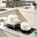 idrop 1 PCS 24CM Enamel Coated Cast Iron Pot Deep Casserole Cookware Double Handle Dutch Oven Household Use Gas Stove & Induction Cooker Periuk Besi Tuang Bersalut Enamel 24CM 1PCS Dalam Dengan Dua Pemegang Sesuai Untuk Dapur Gas & Induksi Kegunaan Rumah