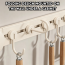 idrop 1 PCS 8 Hooks Suction Hanging Rack No Drill Wall Mounted Organizer Rail Multi Purpose Storage Rack for Towels Spatulas and Spoons Rak Gantung 8 Cangkuk 1PCS Dengan Penyedut Tanpa Tebuk Penyimpanan Dinding Pelbagai Fungsi Untuk Tuala Senduk dan Sudu
