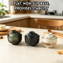 idrop 3 PCS – 300ML Japanese Style Ceramic Mini Stew Pot with Lid Double Layer Steaming Bowl Egg Steamer Soup Bowl Cooking Pot Set Periuk Rebus Mini Seramik Jepun 300ML 3PCS Dengan Penutup Untuk Kukus Dua Tingkat, Kukus Telur, Sup & Masakan Rumah