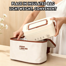 idrop 1 PCS – Electric Heated Lunch Box Portable Self Heating Bento Box Plug In Food Warmer Double Layer Steaming Lunch Container Bekas Makan Elektrik Dengan Pemanas Sendiri 1PCS Kotak Bento Mudah Alih Boleh Cucuk Elektrik Bekas Makanan Dua Tingkat