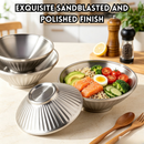 idrop 1 PCS 24CM Stainless Steel Conical Bowl Double Layer Noodle Soup Bowl Large Ramen Bowl Instant Noodle Bowl Household Food Bowl Set Mangkuk Kon Keluli Tahan Karat Mangkuk Mi & Sup Dwi Lapis Mangkuk Ramen Besar Sesuai Untuk Mi Segera & Kegunaan Rumah
