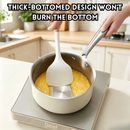 idrop 1 SET 18CM Non Coated Stainless Steel Milk Pot Ceramic Cooking Pot Multipurpose Steaming Pot Instant Noodle Pot Yukihira Saucepan Periuk Susu Keluli Tahan Karat 18CM Tanpa Salutan Periuk Seramik Periuk Kukus Pelbagai Guna Mi Segera Periuk Yukihira