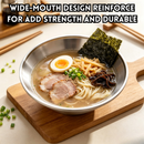 idrop 1 PCS 22CM Stainless Steel Conical Bowl Double Layer Noodle Soup Bowl Large Ramen Bowl Instant Noodle Bowl Household Food Bowl Set Mangkuk Kon Keluli Tahan Karat Mangkuk Mi & Sup Dwi Lapis Mangkuk Ramen Besar Sesuai Untuk Mi Segera & Kegunaan Rumah
